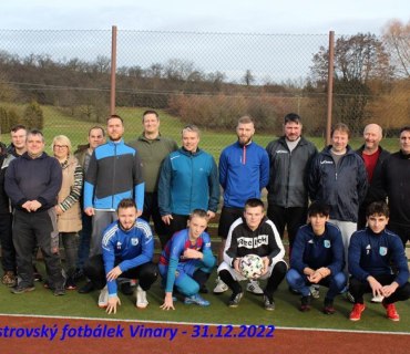 Silvestrovský fotbálek ve Vinarech 31.12.2022