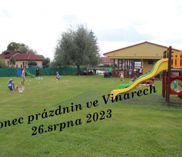 Konec prázdnin ve Vinarech – 26.8.2023