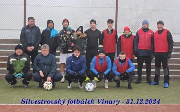 Silvestrovský fotbálek ve Vinarech - 31.12.2024