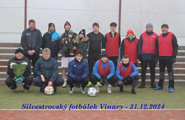 Silvestrovský fotbálek ve Vinarech - 31.12.2024