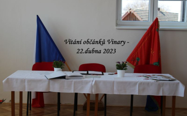 Vítání občánků ve Vinarech – 22.4.2023